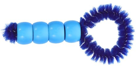 SEWACC Navel Cleaner Brush and Belly Button Cleaning Tool, Portable Small Navel Bathing Brush with Blue Beads, Gentle Scrubbing for Personal Hygiene and Bathing Care in Daily Use