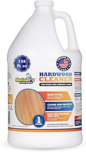 Limpiador de pisos de madera Sheiner’s, eficaz para la limpieza de pisos y superficies de madera y laminados, (3,78L)