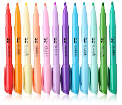 Mr. Pen- Pastel Highlighters, 12 Pack, Assorted Colors, Fast Dry, Highlighter, Set, Bible Journaling Highlighter, Marker