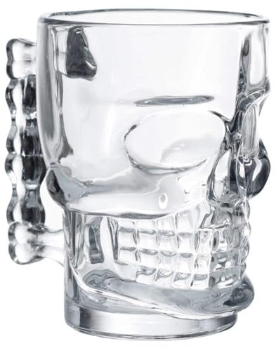 Puckator Boccale in Vetro - Teschio