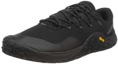 Merrell Herr Trail Glove 7 sneakers, Svart/Svart, 10 UK, Svart, 44.5 EU