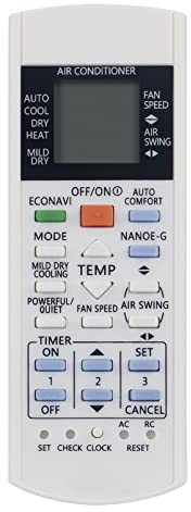 Condizionatore Telecomando Fit for Panasonic A75C3300 A75C3208 A75C3706 | A75C3706