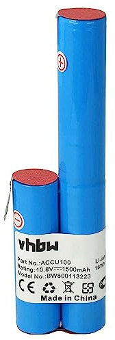 vhbw batteria compatibile con Wolf AGS 1500mAh, 10,8V, Li-Ion