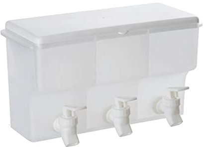 AKAZI Hervidor de Agua fría de 3,5 l con Grifo, Nevera, Tetera de Frutas, Botella de Limonada para el hogar, Cubo Fresco de Agua Helada