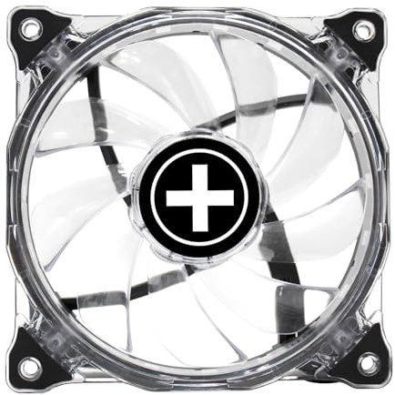 Xilence XPF120G.ARGB.PWM 120mm leiser Gehäuselüfter mit starker ARGB LED und PWM, 4PIN, einfacher Einbau, 440mm Kabellänge, Hydro Bearing, transparent/schwarz