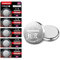 Warriors 5X 2450 CR2450 Coin Button Cell 3V 3 Volt Lithium Batteries Battery Child Resistance Safety Package Retail Pack