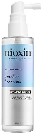 Nioxin Trattamento Anticaduta Professionale Senza Risciacquo per Cuoio Capelluto - Siero per Capelli Assottigliati con Caffeina e Niacinamide (70ml)