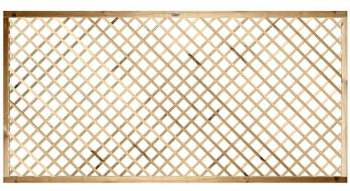 6ft x 3ft (183cm x 90cm) Elite Alderley Standard Diamond Trellis Panels