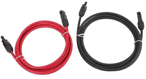 UPALDHOU Cavo Connettore Pannello Solare, Cavi di Prolunga Solare per Cavo di Alimentazione 10 Piedi 10 AWG per Fuoristrada