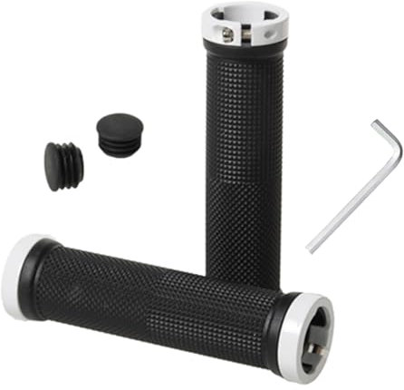 PTILSERY Fahrrad-Lenkergriffe, ergonomische, rutschfeste Lenkergriffe für 22,2 mm Fahrradschloss, ergonomische rutschfeste Lenkergriffe