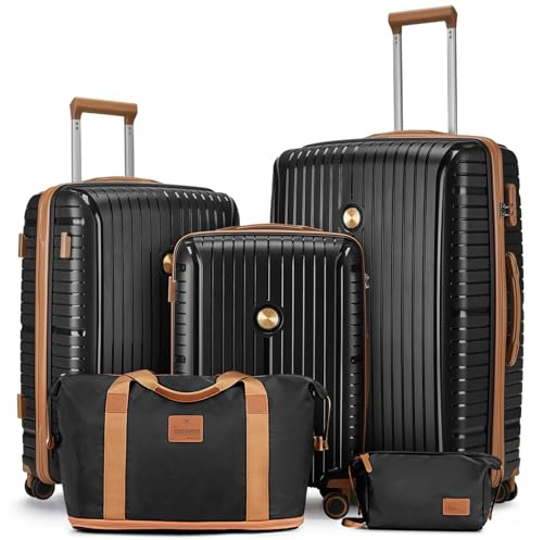 Joyway Juego de Maletas, 3 Piezas Set Trolley de Viaje, Equipaje Mano Cabina de PP, con TSA Cerradura y Ruedas Multiángulo Spinner -20/24/28 Pulgadas