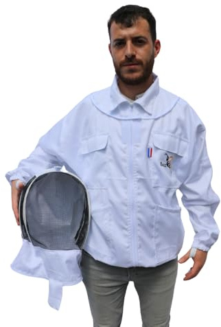 Best Bee - Imkerjacke Imkerjacke für Erwachsene Weiß 3XL