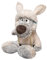 TADAYIM Wolf Plüschtier,30 cm Kuscheltier Mit Schafsfell-Optik - Schafspelz Design Kuschelplüsch Wohndekoration Für Wohnzimmer Schlafzimmer Couch Geburtstag