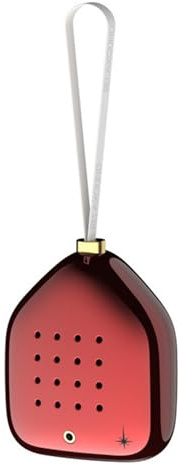 RELAXOUND Jingle Bells Red Stars – Akustischer Weihnachtsbaumschmuck mit Bewegungsmelder - Weihnachten Geschenkidee (Rot, Red), Weihnachtsdeko, Weihnachtsbaumkugeln, Christbaumschmuck