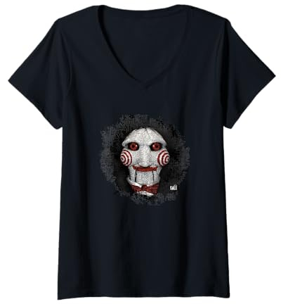 Womens Saw Billy The Puppet V-Neck T-Shirt