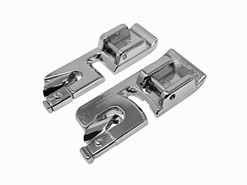ZickZackNaehmaschine Z.Z.N. Rollsaumfuß Rollsäumer Nähfuß (Set) 2 mm + 4 mm für Brother Innovis Nähmaschinen
