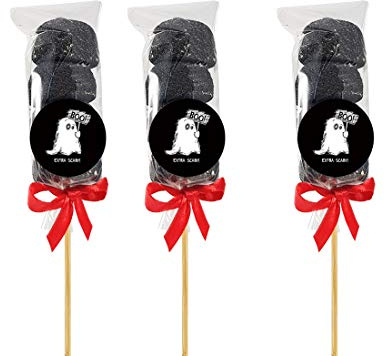 Bulgari - Set spiedini di marshmallow fai da te (Fantasma Boo)