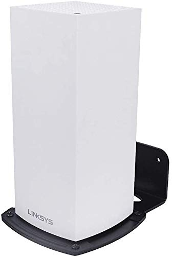 VOMENC Linksys Velop WiFi 6 Mesh Router Wall Mount Bracket Wall Mount Stand Holder,WiFi Accessories for Linksys Velop Home Mesh with Easy Installation and Space Saving (1-Pack)