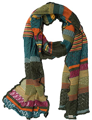 Invero, Sciarpa in lana merino Manu, 100% lana, Harmony, 35 x 180 cm