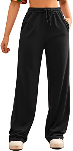 FACDIBY Women's Sweatpants Sherpa Lined Winter Warm Athletic Jogger Fleece Pants