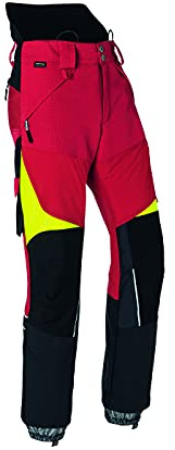 KÜBLER Workwear | KÜBLER Forest skärskyddsbyxor Pro PSA 3 | röd/varningsgul | storlek 78