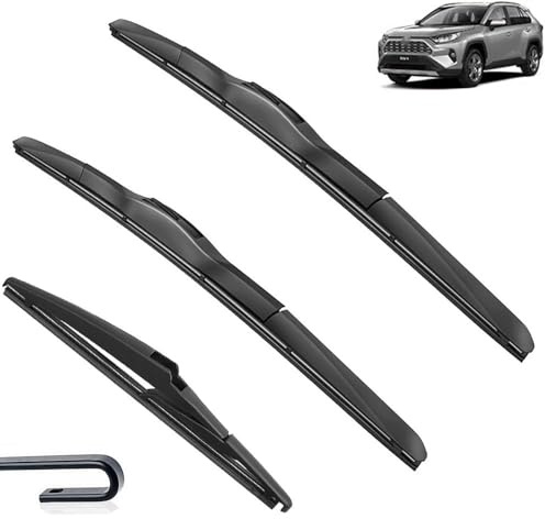 Balais d'essuie-glace avant de voiture compatible avec Toyota RAV4 XA50 2019-2023 Accessoires Brosses coupe-vitre RAV 4 50 2020(RHD)