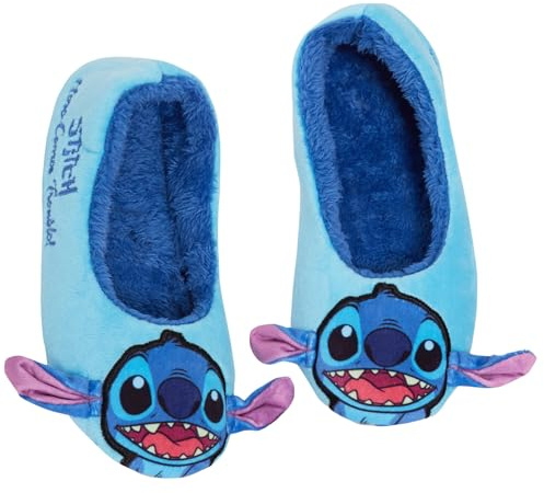 Disney Lilo & Stitch Slippers Blue UK 13 Child