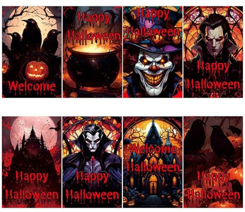 halloween einladungen dankeskarten halloween randpapier halloween vampir design einladungskarte weihnachten newsletter 8 stück löschpapier