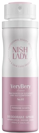 Nishlady No.1 VeryBery Deodorant Spray 200 ml - Desodorante En Spray Para Mujer