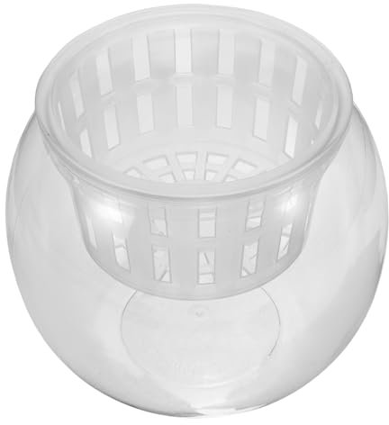 Levemolo Transparente Hydroponische Aquarium Dekoration Für Zuhause Und Büro Mittelgroßer Plastik-fischbehälter Für Fische Und Schildkröten Design Und Klare Sicht