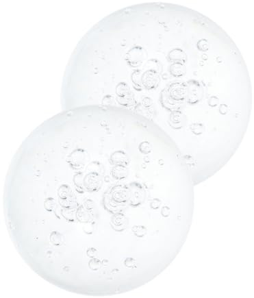 BESPORTBLE 2 Stücke Wasser Brunnen Glas Kugeln Dekorative für Home Decor Kristall Blase Kugeln Tabletop Mittelpunkt