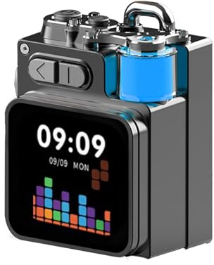 arimepi Tragbarer Bluetooth Lautsprecher mit Touchscreen, mit RGB Umgebungslicht Sound, Kleiner Outdoor Bluetooth Sound, geeignet für Outdoor, Camping, Wandern, verwendet werd