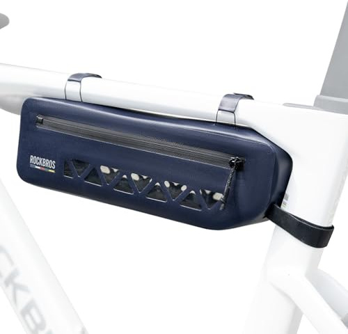 ROCKBROS Road to Sky Fahrrad Rahmentasche Wasserdicht, 1,7L, Dreiecktasche | Rahmentasche Fahrrad für MTB Rennräder