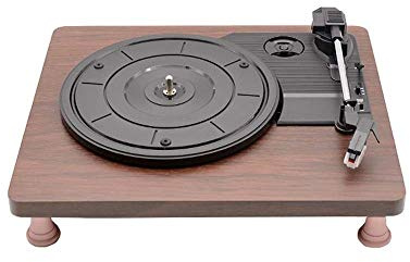 ZJFHEYUO Giradischi a Tre velocità, Giradischi per grammofono in Vinile, Macchina per incapsulamento, necessita di Un Amplificatore Esterno, Lettore Tablet, Dimensioni 30 * 25 * 1