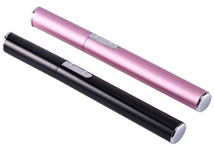 Fockety Aletta Elettrica Portatile per Viso, Sopracciglia, del Corpo/Aletta Dritta Barbiere Ad Ala/Dritta Barbiere Ad Ala/per Rimozione Rasoio Trimmer Beauty Rosa Interruttore ON/OFF Depilatore