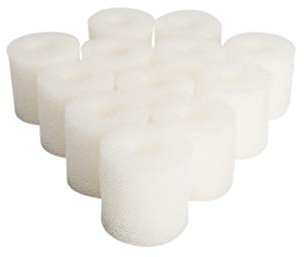 LTWHOME Filterschwamm Passend für Eheim 2618080 Aquaball 2208 2210 2212/60 130 180,Biopower 160 200 240 4004320(12 Stück)