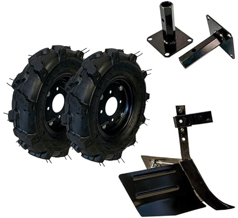 SAKAWA Kit Asurcador Motoazada Ruedas Neumáticas 400X8