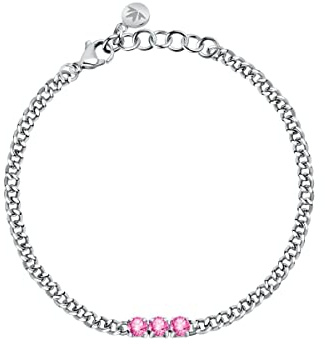 Morellato Poetica Bracciale Donna in Acciaio, Cristalli - SAUZ13