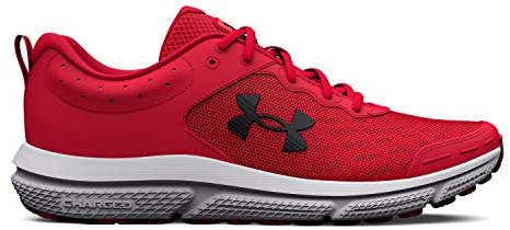 Under Armour Men's Charged Assert 10 Shoes, (600) Red/Red/Black, 12