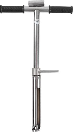 BusoTh Soil Sampler Probe, Stainless Steel Soil Sampler Tool Probe Accurate with Ejector Foot Pedal, T Style Handle Soil Test Kits Soil Probes Efficient for Lawn Garden Farm Plant Care