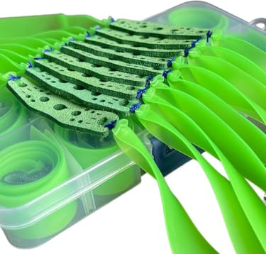 BeNtLi Elastico per Fionda Fionda di Ricambio per Fionda di Precisione Flat Power Band, Adatto per Giocatori Professionisti O Fionde da Caccia 20 Pezzi (Spessore 0,8 Mm) (0.7mm,2 Boxes)