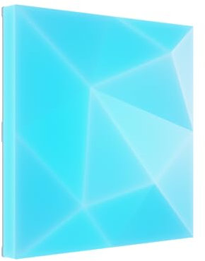 Nanoleaf Blocks Erweiterungspack | 2 Texturierte Quadrate, 3D-Oberfläche, RGBW farbwechselnde Wandlampen, diffus Stimmungslampe für gemütliche Atmosphäre, White