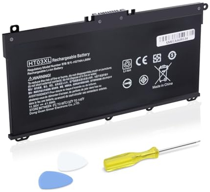 SiKER 11.55V 41.9Wh HT03XL Laptop Battery Compatible with HP Pavilion 15-DA 15-DB 15-DW 15-CS 15-DY 17-by 17-CA 14-CE 14-CF 14-DF 14-DQ 14-DK Series 15-CS0053CL 15-DA0014DX HSTNN-UB7J HT03041XL