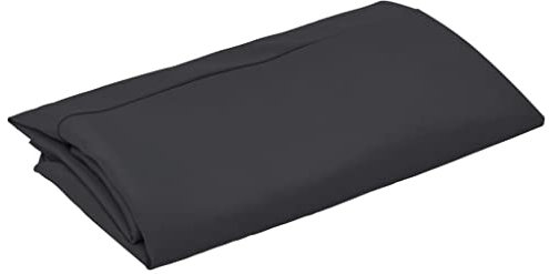 vidaXL Ersatzbezug für Ampelschirm Sonnenschirm Abdeckung Gartenschirm Stoff Ersetzen Ersatz Bezug Terrassenschirm Sonnenschirmbezug Schwarz 300cm