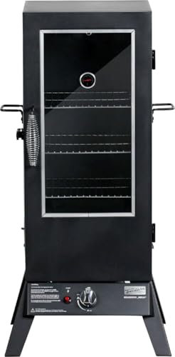 TrendLine Gas-Räucherofen Meran Gasgrills, Holz, Holzkohle, Silber