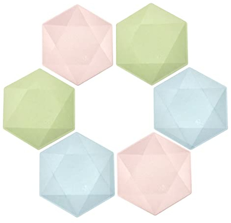 CVIUYO Lot de 30 assiettes jetables en carton de 20.3 cm,Assiettes à salade jetables multicolores,Assiettes en carton jetables pour mariage, anniversaire et fête de famille
