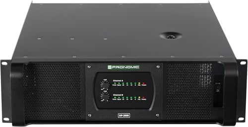 Pronomic HP-2000 Finale 2x 3000 Watt, Potenza in uscita (8 Ohm): 2x 2000W