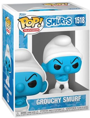 Funko POP! TV: Smurfs - Grouchy Smurf - Vinyl-Sammelfigur - Geschenkidee - Offizielle Handelswaren - Spielzeug Für Kinder und Erwachsene - TV Fans - Modellfigur Für Sammler und Display