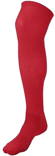 CHAMPRO Calcetines sobre la rodilla, 1 par, mediano, escarlata