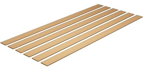 Home Treats Wall Panelling Kit Shaker Style 3D Panel Kit | Paintable MDF Wood Wall Mounting Slats Extending 6 Slats 90 x 9.7 x 0.9 cm